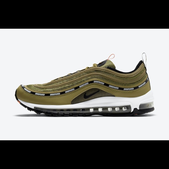 Undefeated x Nike Air Max 97 Militia Green Sz